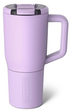 BrüMate Müv - 25oz 100% Leak Proof Insulated Coffee Mug with Handle & Lid - Stainless Steel Coffee Travel Mug - Double Walled Coffee Cup (Lavender)