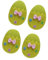 Pack of 4 Easters Eggs Cutlery Holders Beautiful Easters Eggs Pattern Flatware Bags for Memorable Holiday Event
