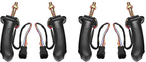 Hlxnyami 4 Pièces L + R 3 Boutons Pelle Joystick Assy Poignée Engrenages pour Doosan DX150 215 225 300 370-9C