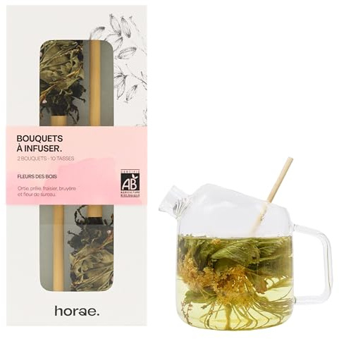 Horae Coffret 2 Bouquets à Infuser Bio Fleurs des Bois Idée Cadeau