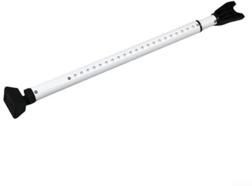 Marchfunny Barre de sécurité télescopique pour porte d'entrée 59-125 cm réglable pour usage résidentiel et professionnel