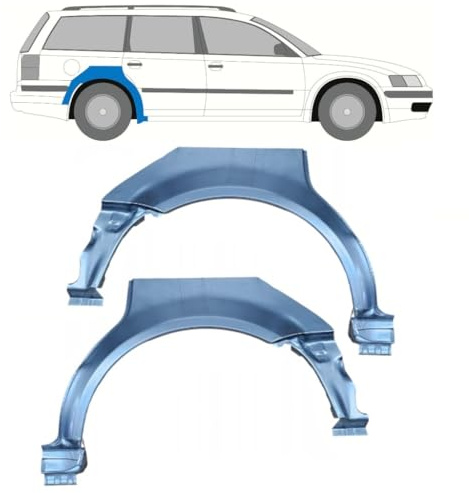Reparaturblech Kotflügel hinten für Volkswagen Passat B5 1996-2005