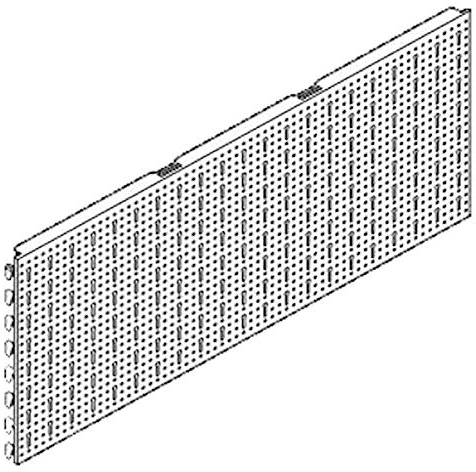 Tegometall - Werkzeugverkleidung Garage Werkstattplatte weiß 1000 x 400 mm