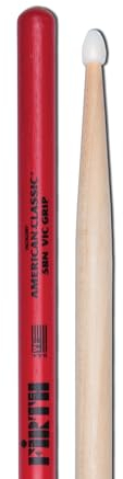 Vic Firth American Classic 5BNVG Baguettes, Vic Grip, Caryer Américain, Bout en Nylon