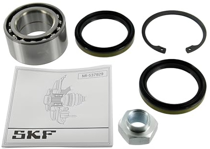 SKF Radlagersatz mit Wellendichtring VKBA 3713 Position Hinterachse Außendurchmesser 62 mm Höhe 111 mm Länge 111 mm Breite 84 mm - OE Qualität