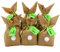 Papierdrachen 12 Osterhasen zum selber Basteln und Befüllen - Kreatives Geschenk zu Ostern mit 12 Papiertüten, Kordel und Pompons - für Kinder