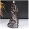 Lachineuse - Fontaine à Encens Dieu Longévité - avec Cônes à Encens - Brule Encens Cascade 25 cm - en Bois - Porte Encens pour Décoration Intérieure - Brûleur Encens - Déco Zen Idée Cadeau Asiatique