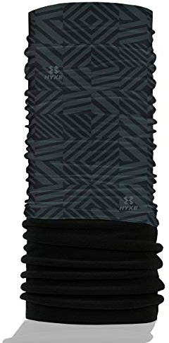 HYXE Original Fleece Multifunktionstuch - nahtloses Schlauchtuch, Halstuch, Schal, Kopftuch, Unisex, Erklärungsvideos für 10 Tragevarianten