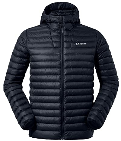 Berghaus Men's Vaskye Synthetic Insulated Jacket | Extra Warm | Durable Coat | Lightweight Design | Puffer Jacket, Black/Black, XL