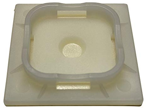 Bases de bridas de cables autoadhesivas de 4 vías, cables de fijación rápida (50, 40 x 40 mm)