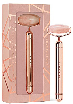 CRYSTALOVE gepulste Massagegerät Quarz Rosa