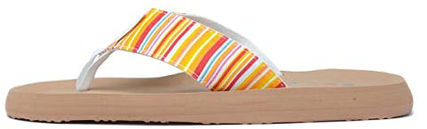 Rocket Dog ADIOS SIDELL STRIPE Womens Flip Flops Orange Multi