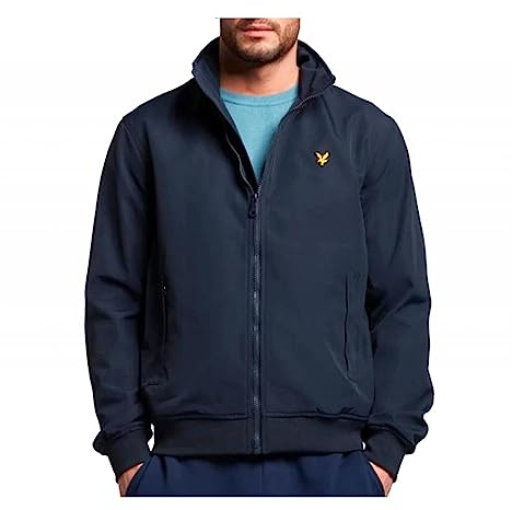 Lyle & Scott Mesh Backed Funnel Neck Jacket Dark Navy XXL