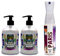 GLAMOUR PARFUM - Paris „Bella“ Feuchtigkeitsseife und Lufterfrischer-Paket für zu Hause | 2x Gel 500ml + 1x wiederverwendbarer Sprüher 300ml | Langanhaltender Duft | Anhaltender Duft