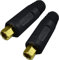 RIVERWELD TIG Cable de soldadura Panel Conector Enchufe EDKL10-25 200Amp Dinse Montaje rápido 2pk