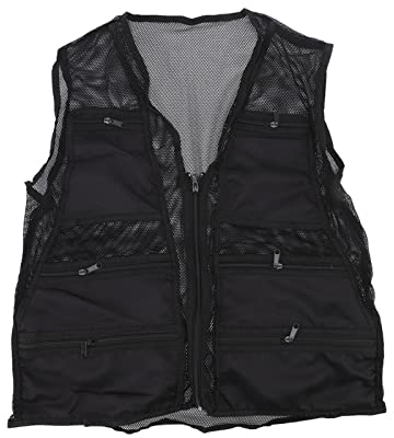 Natudeco Angelweste, schnell trocknend, atmungsaktiv, leicht, Outdoor-Arbeitsweste mit Mehreren Taschen, Fliegenfischerweste, Angelgerät für Männer und Frauen