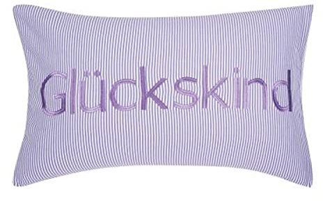 PAD - Kissenhülle, Kissenbezug - Harbor Glückskind - 100% Polyester - Farbe: Lilac - 35 x 60 cm