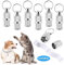 6PCS Tube D'étiquette D'identification de Chat Anti-Perdue étiquette-Adresse pour Chien Chat Pendentifs Porte-Adresse pour Collier Chat Personnalisable Collier Chien Argent ID Tag Porte-Clés