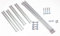 HRMANN Lot de 4 suspensions de rail pour porte sectionnelle argentee