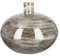 GILDE Vase Blumenvase aus Metall - Deko Wohnzimmer Geschenk für Frauen Geburtstag Muttertag - Farbe braun Gold Höhe 26 cm