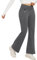 baleaf Damen Yogahose Lang Jazzpants Tanzhose Crossover Flare Leggings Warm Bootcut Leggings Yogahose High Waist mit Taschen Dunkelgrau S
