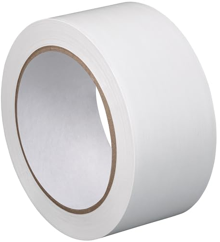 doitBau 6x PVC Schutzband 50mm x 33m / Weiß/Glatt rückstandsfrei UV Maler Klebeband Außen Putzerband Abklebeband