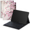 DIGTIALL Keyboard Case for Kindle Fire HD 8 & Fire HD 8 Plus Tablet (12th & 10th Generation 2022/2020 Release), Slim Protective Cover with Detachable Bluetooth Keyboard,Cherry Blossom