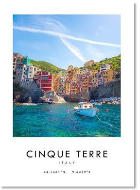Capri,Cinque Terre,Florenz, Livorno,Mailand,Positano,Rom, Sizilien, Venedig Foto Stadt Wandkunst Druck – Stadtbild Bilder, berühmte Architektur Landschaft Kunstwerk Wanddekor, Italien Landschaft