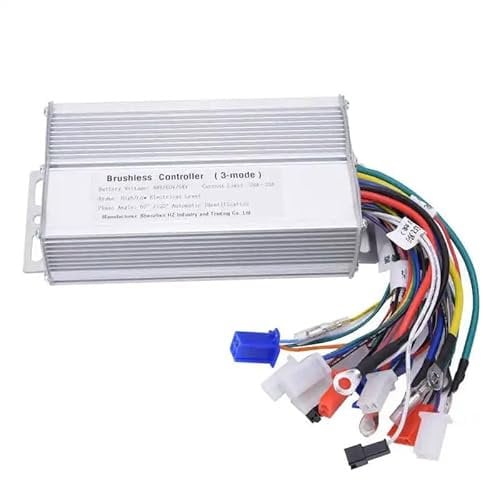 GFDSGRE E-Bike-Controller 1000W-1500W E-Bike-Motor 48V-72V bürstenloser Motorregler for Elektroroller Brushed Motor Controller(48V to 64V)