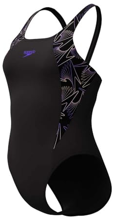 Speedo Damen HyperBoom Splice Muscleback Badeanzug | Klassisches Design | Schnell trocknend | Training | Fitness | Chlorbeständig Schwimmbekleidung