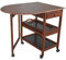 Valdoza Klappbarer Esstisch Ausziehbar Mit Stauraum, Esstisch Klappbar Mit Schubladen, Küchentisch Ausziehbar, Tragbare Klapptisch Für Küche, Wohnzimmer, Holzdesign Mit Rollen(Brown,80cm/31.4in)