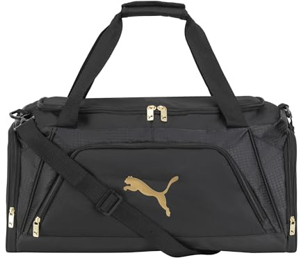 PUMA Evercat Accelerator Duffel Bag, Black/Gold, Black/Gold, Evercat Accelerator Duffel Bag