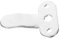 Holibanna Cabinet Door Plates Door Strike Plate Extender Power Board Accessory Gate Stop