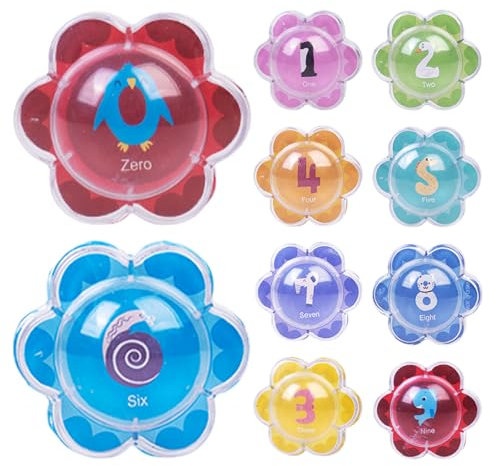Chiffres de Bain,Ballons Éducatifs pour Piscine Et Jeux d'eau | Jeu d'Éveil Sensoriel pour avec Chiffres pour la Baignoire, Salle de Bain et Jardin d'