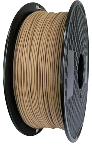 PLA-Filament for Holz-3D-Drucker, 1,75 mm, 1 kg – Muster in hellen und dunklen Holzfarben(Dark wood)