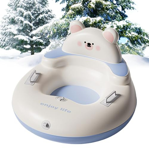 Schlitten Für Den Schnee - 90 cm Aufblasbare Winterspielzeuge Mit Griffen,Aufblasbare Schneeröhre Für Kinder Aus PVC - Für Kinder ab 3 Jahren und Erwachsene für Familienaktivitäten wie