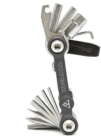 Topeak Hiking Camping Mini 18 Multi-Tool Outdoors Camping, Black, M/L