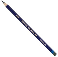 Derwent Inktense Permanent Watercolour Single Pencil, Ionian Green (1320), 4mm Premium Core Strength, Water-Soluble, Ideal for Drawing, Colouring & Painting on Paper & Fabric, Professional Quality (2301880)