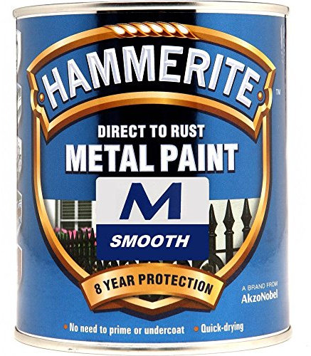 Hammerite Direct to Rust Metal Paint Smooth Finish Secret Lagoon 750ml