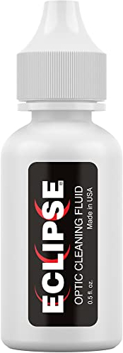 Eclipse Optic Cleaning Solution - Lens Cleaner Fluid to All Cameras, Spectacles, Filter, Phone, Binoculars, Digital Sensor for Clear View Finish - Quick Dry Eyeglass Cleaner, Travel-size (15ml)