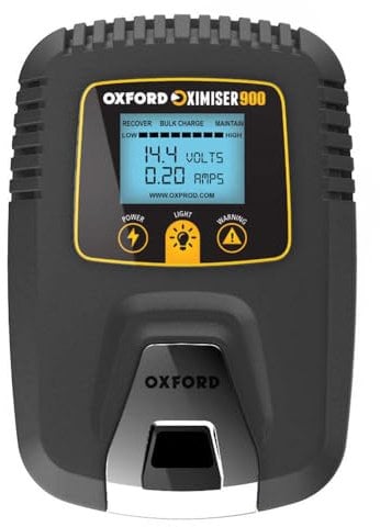 Oxford EL570 Oximiser 900 Essential Battery Management System, Black/Yellow
