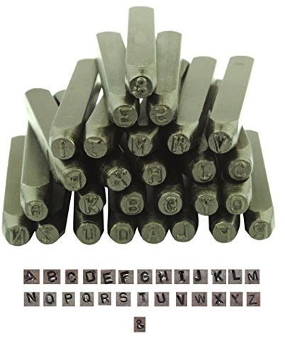 Proops 27 Pc 1mm 1/32 Jewellery Metalwork Jewellers Upper Case (CAPITALS) Letter Stamps Punches (M9019) Free UK Postage