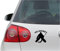 INDIGOS UG Aufkleber - Autoaufkleber - JDM - Die Cut - Ice Hockey Decal Window Laptop Vinyl - Folie Sticker - schwarz - 93mmx88mm