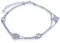 Unendlich U Vierblättriges Kleeblatt Damen Charm-Armband 925 Sterling Silber Zirkonia Armkette Strangarmband Verstellbar Armkettchen Armreif, Silber