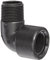 Banjo SL100-90 Polypropylene Pipe Fitting, 90 Degree Street Elbow, Schedule 80, 1 NPT Female x NPT Male