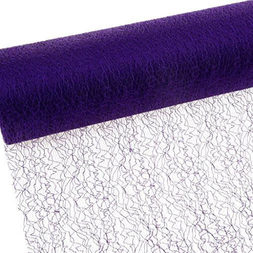Spiderweb - Mesch - Tischläufer - Tischband - 30cm lila - Rolle 25m - 67 028-R 300