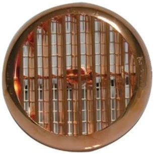 First 411-391-106 Griglia di aerazione Tonda con Molle in Rame 106mm, Multicolore