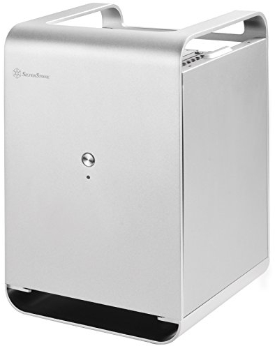 SilverStone SST-CS01S-HS - Case Storage Mini-ITX Computer Gehäuse, 6x 2.5 Hot-Swap HDD Einschübe, silber