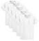 5 Pieces Pack Plain Optic White T Shirts Large Gift Box