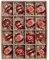 Valery Madelyn Christmas Glass Baubles Ornament Set, 16pcs 5.5-8.1cm Red and Gold Christmas Balls Decoration for Tree Pendant (Luxury)